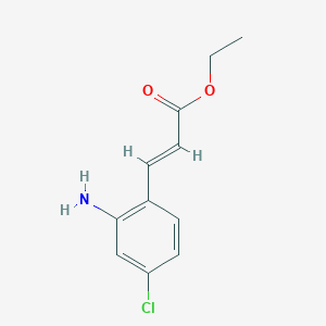 3-(4-Chloro-2-aminophenyl)acrylic acid ethyl ester - 
