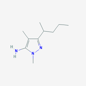 1,4-Dimethyl-3-(pentan-2-YL)-1H-pyrazol-5-amine - 