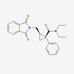(1S,2R)-2-((1,3-dioxoisoindolin-2-yl)Methyl)-N,N-diethyl-1-phenylcyclopropanecarboxaMide - 1237261-65-2