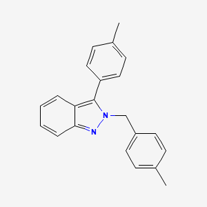 2-(4-Methylbenzyl)-3-(4-methylphenyl)-2H-indazole - 872682-03-6