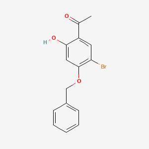 1-(4-(Benzyloxy)-5-bromo-2-hydroxyphenyl)ethanone - 