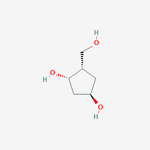 (1R,3S,4S)-4-(hydroxymethyl)cyclopentane-1,3-diol - 