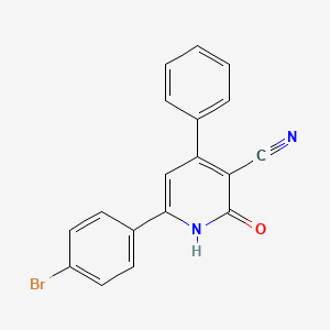 6-(4-Bromophenyl)-2-oxo-4-phenyl-1,2-dihydropyridine-3-carbonitrile - 