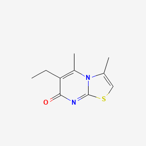6-Ethyl-3,5-dimethyl-7H-thiazolo[3,2-a]pyrimidin-7-one - 