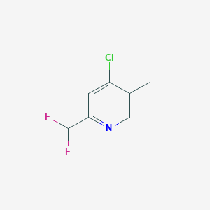4-Chloro-2-(difluoromethyl)-5-methylpyridine - 