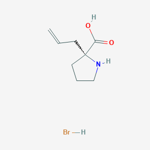 (R)-2-Allylpyrrolidine-2-carboxylic acid hydrobromide - 