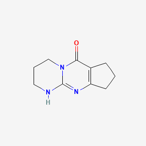 3,4,7,8,9,10-Hexahydrocyclopenta[d]pyrimido[1,2-a]pyrimidin-6(2H)-one - 358979-86-9