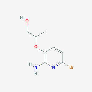2-((2-Amino-6-bromopyridin-3-yl)oxy)propan-1-ol - 