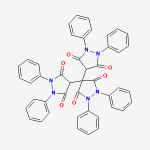 4,4-bis(3,5-dioxo-1,2-diphenylpyrazolidin-4-yl)-1,2-diphenylpyrazolidine-3,5-dione - 3812-22-4