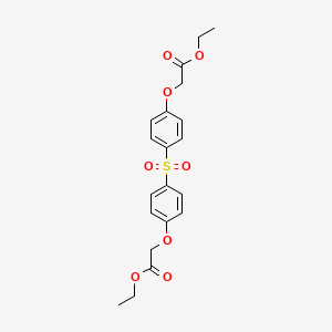 (4-(4-Ethoxycarbonylmethoxybenzenesulfonyl)phenoxy)acetic acid ethyl ester - 38775-52-9