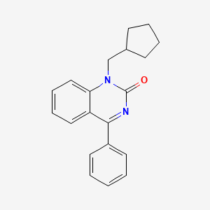 1-(Cyclopentylmethyl)-4-phenylquinazolin-2(1H)-one - 