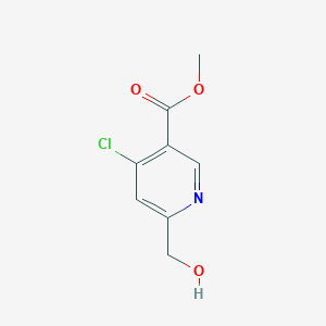 Methyl 4-chloro-6-(hydroxymethyl)nicotinate - 