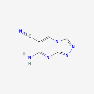 7-Amino-[1,2,4]triazolo[4,3-a]pyrimidine-6-carbonitrile - 28524-59-6