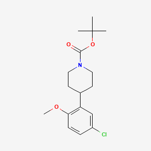 Tert-butyl 4-(5-chloro-2-methoxyphenyl)piperidine-1-carboxylate - 