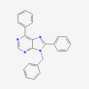 9-Benzyl-6,8-diphenyl-9H-purine - 