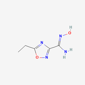 5-ethyl-N-hydroxy-1,2,4-oxadiazole-3-carboximidamide - 