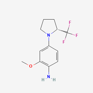 (R)-2-Methoxy-4-(2-trifluoromethyl-pyrrolidin-1-yl)aniline - 