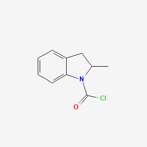 2-Methyl-2,3-dihydro-1H-indole-1-carbonyl chloride - 126535-38-4