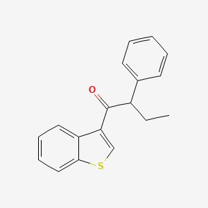 1-(Benzo[b]thiophen-3-yl)-2-phenylbutan-1-one - 