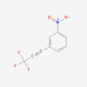1-Nitro-3-(3,3,3-trifluoroprop-1-YN-1-YL)benzene - 111727-06-1