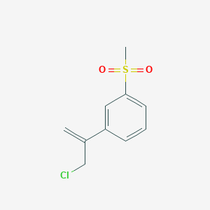 1-(3-Chloroprop-1-en-2-yl)-3-methanesulfonylbenzene - 
