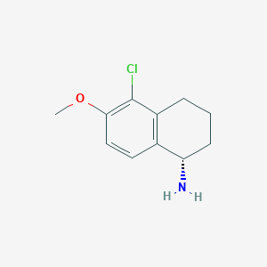 (S)-5-chloro-6-methoxy-1,2,3,4-tetrahydronaphthalen-1-amine hydrochloride - 