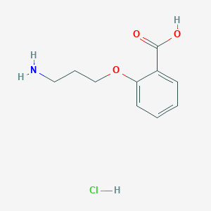 2-(3-Aminopropoxy)benzoic acid hydrochloride - 
