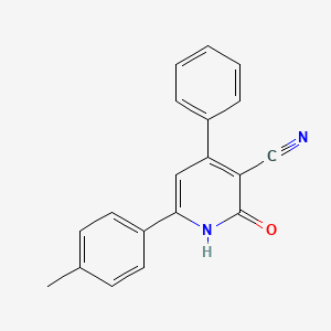 2-Oxo-4-phenyl-6-(P-tolyl)-1,2-dihydropyridine-3-carbonitrile - 