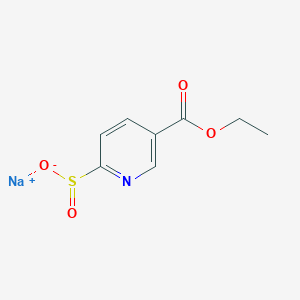 Sodium 5-(ethoxycarbonyl)pyridine-2-sulfinate - 
