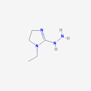 1-Ethyl-2-hydrazinyl-4,5-dihydro-1H-imidazole - 