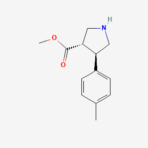 Methyl(3S,4R)-4-(p-tolyl)pyrrolidine-3-carboxylate - 