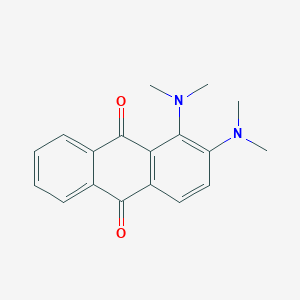 1,2-Bis(dimethylamino)anthracene-9,10-dione - 62468-72-8