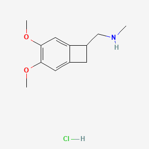 1-(3,4-Dimethoxybicyclo[4.2.0]octa-1,3,5-trien-7-yl)-N-methylmethanaminehydrochloride - 1206230-28-5