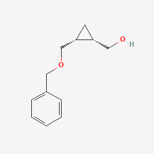 ((1S,2R)-2-((Benzyloxy)methyl)cyclopropyl)methanol - 