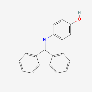 4-(9h-Fluoren-9-ylideneamino)phenol - 58633-11-7