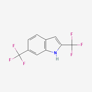 2,6-Bis(trifluoromethyl)-1h-indole - 