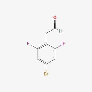 2-(4-Bromo-2,6-difluorophenyl)acetaldehyde - 