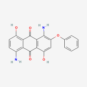 1,5-Diamino-4,8-dihydroxy-2-phenoxyanthracene-9,10-dione - 77900-85-7