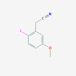 2-(2-Iodo-5-methoxyphenyl)acetonitrile - 