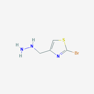 2-Bromo-4-(hydrazinylmethyl)thiazole - 