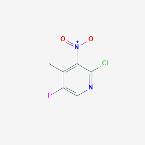 2-Chloro-5-iodo-4-methyl-3-nitropyridine - 