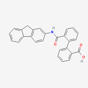 2'-((9H-fluoren-2-ylamino)carbonyl)[1,1'-biphenyl]-2-carboxylic acid - 6954-59-2