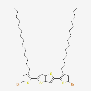 2,5-Bis(5-bromo-3-tetradecylthiophen-2-yl)thieno[3,2-b]thiophene - 
