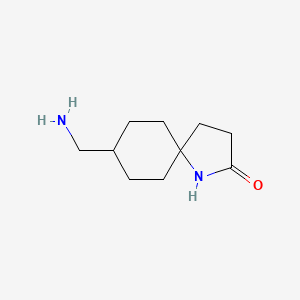 1-Azaspiro[4.5]decan-2-one, 8-(aminomethyl)- - 