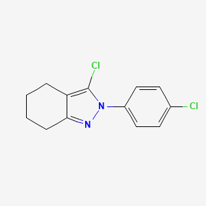 2H-Indazole, 3-chloro-2-(4-chlorophenyl)-4,5,6,7-tetrahydro- - 63418-93-9