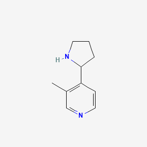 3-Methyl-4-(pyrrolidin-2-yl)pyridine - 