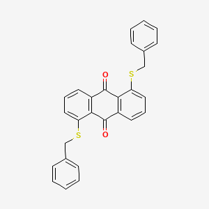 9,10-Anthracenedione, 1,5-bis[(phenylmethyl)thio]- - 506443-27-2