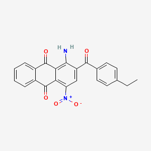1-Amino-2-(4-ethylbenzoyl)-4-nitroanthracene-9,10-dione - 89868-49-5
