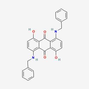 1,5-Bis(benzylamino)-4,8-dihydroxyanthracene-9,10-dione - 82701-87-9