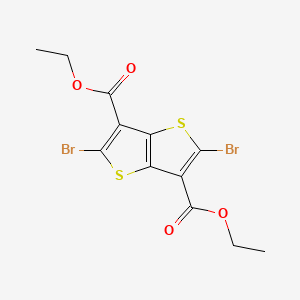 Diethyl 2,5-dibromothieno[3,2-b]thiophene-3,6-dicarboxylate - 